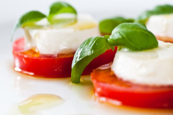 delicious caprese salad